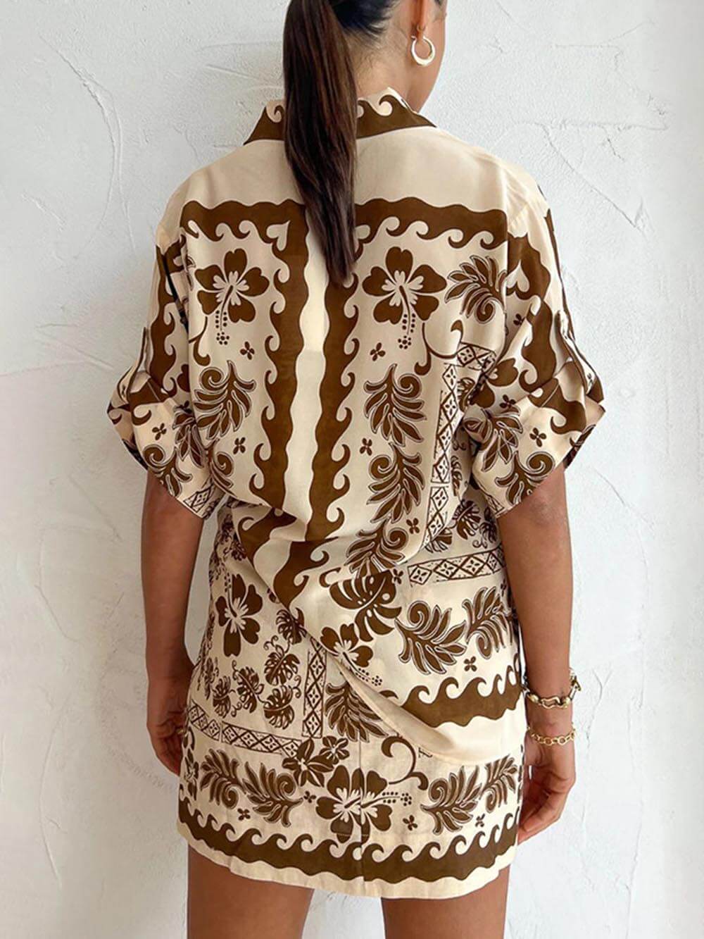 Oranji ® | Etnic | Bedrukte casual set