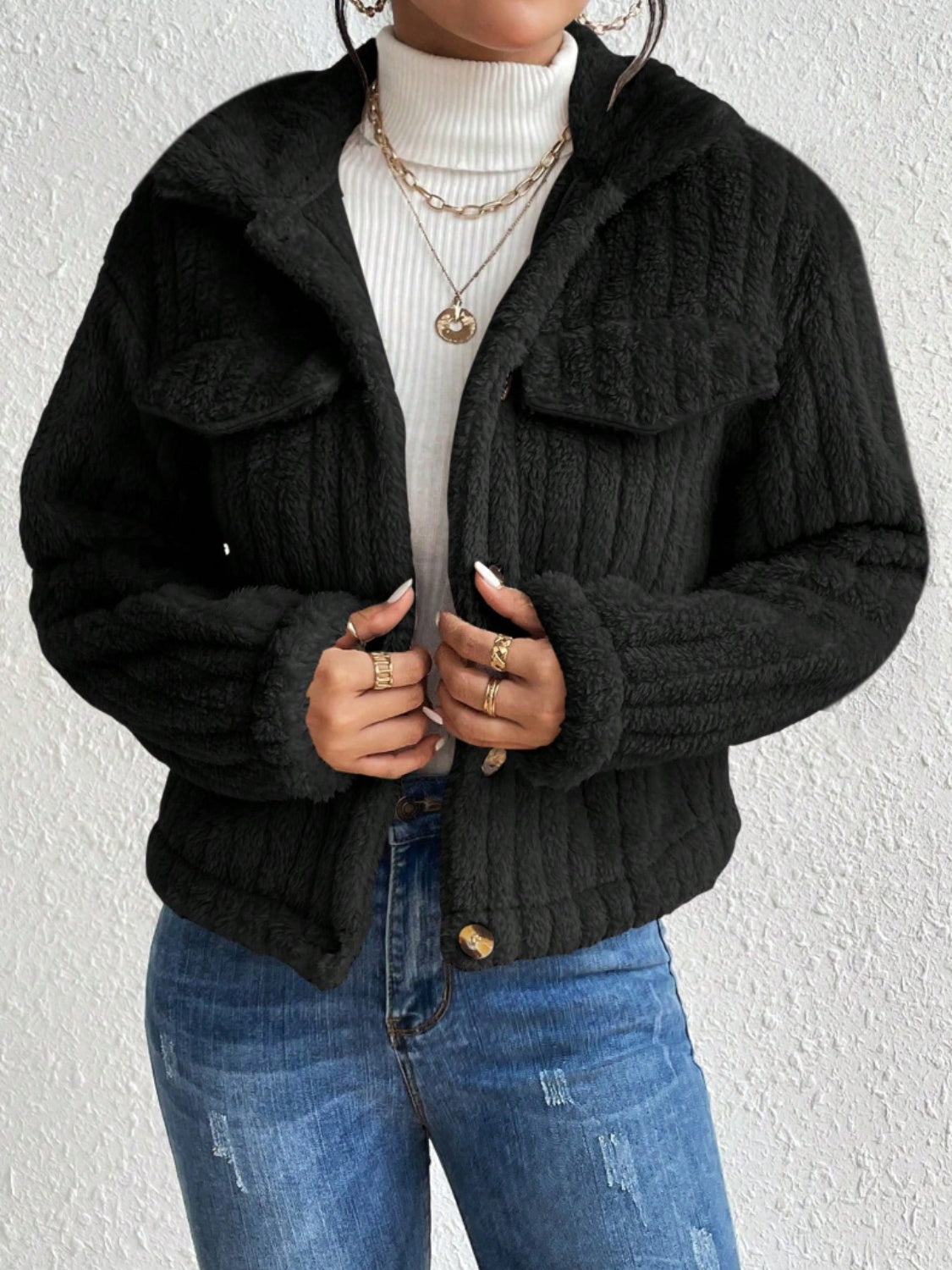 Oranji ® | Fuzzy | Warme Lente jas
