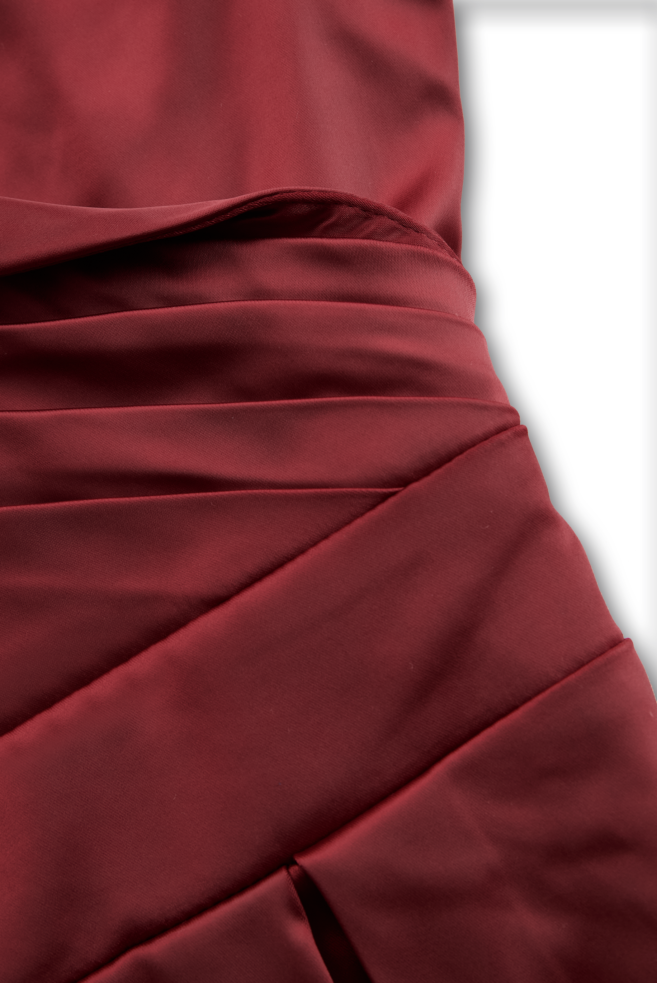 Vintage-Inspirerende Satijnen Midi-Jurk Met Drapé Kraag