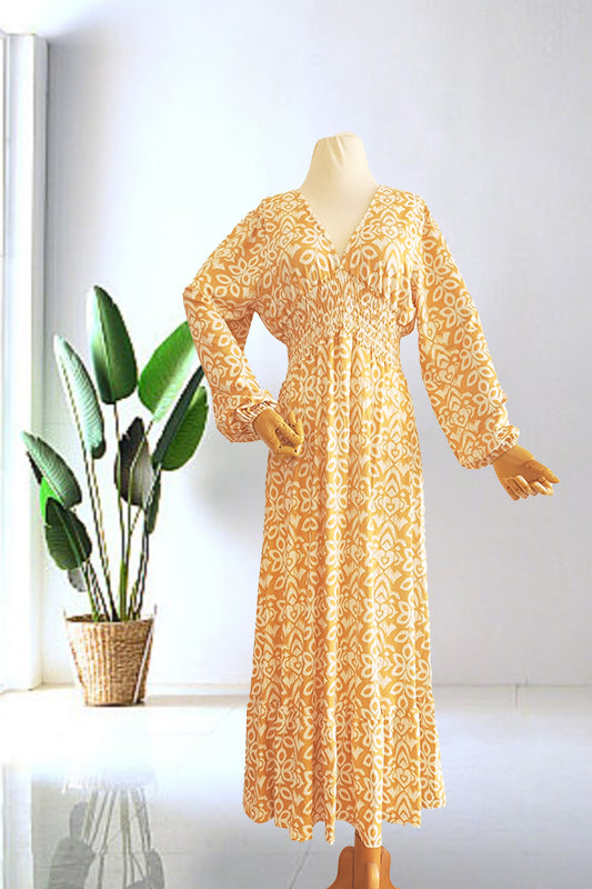 Koraalweide – Luchtige Maxi-jurk