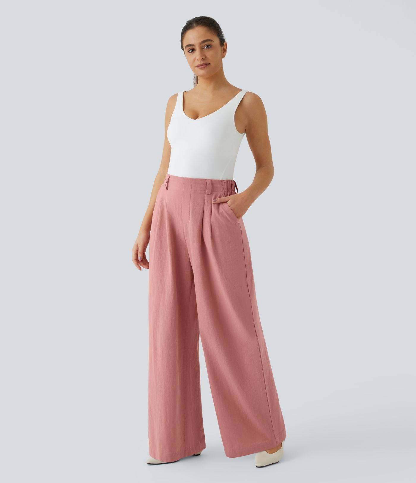 Oranji ® | Hailee | Stretchbroek met hoge taille