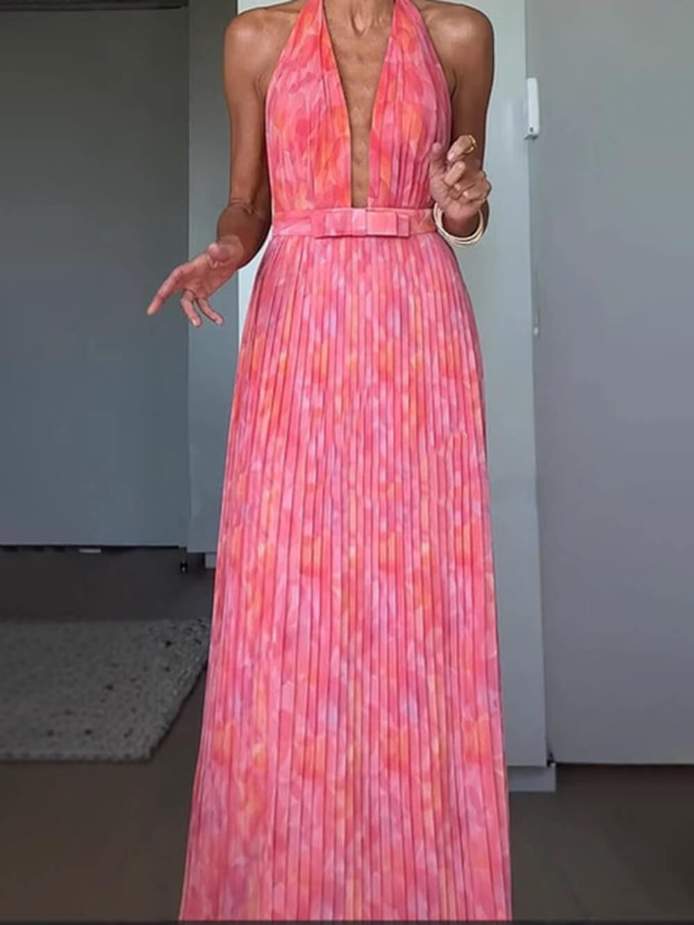 Amaya – Maxi Jurk met Ontblote Rug