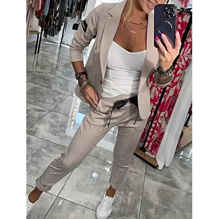 Adela - Elegante Set met Blazer en Broek