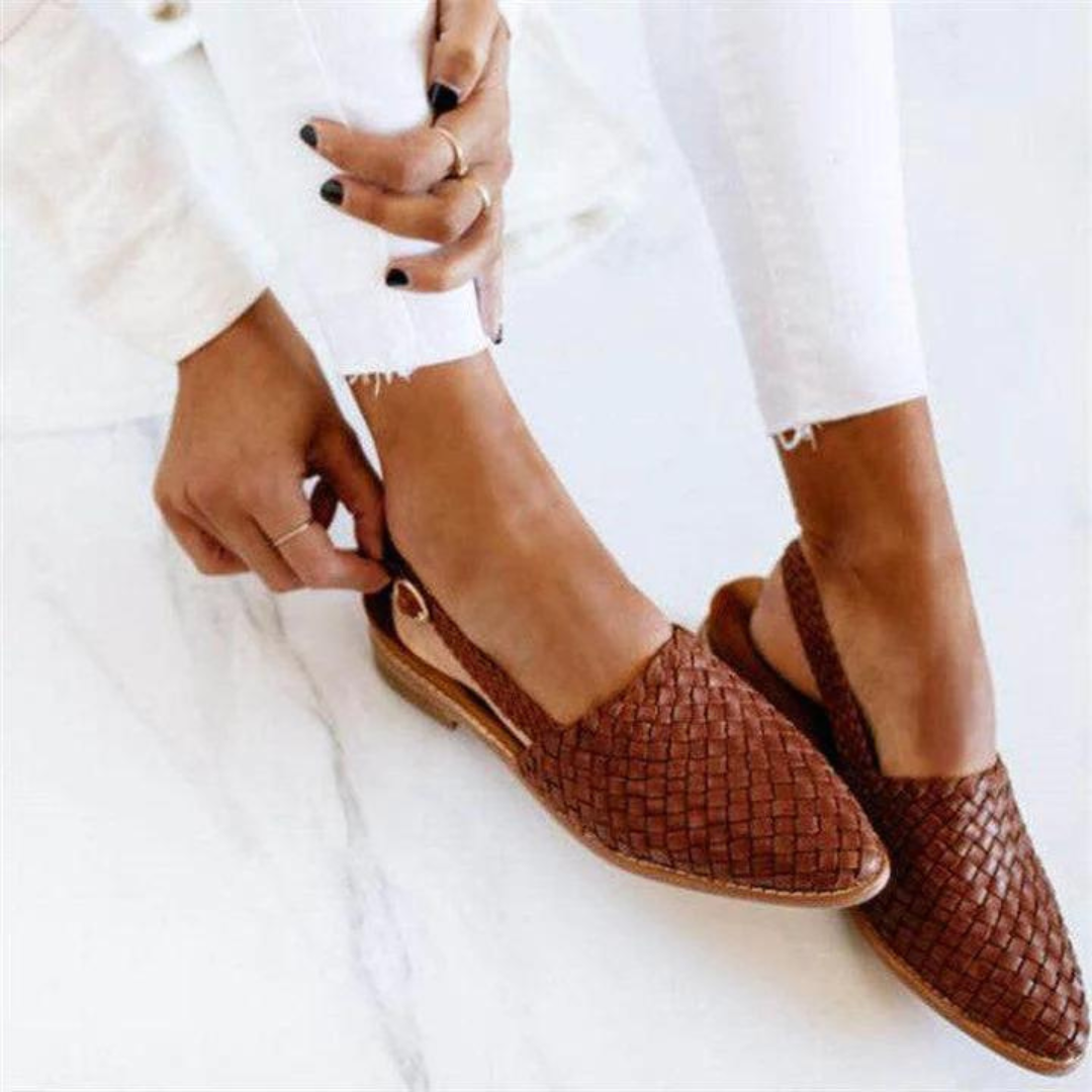 Oranji ® |  Handgemaakte Lage Sandalen