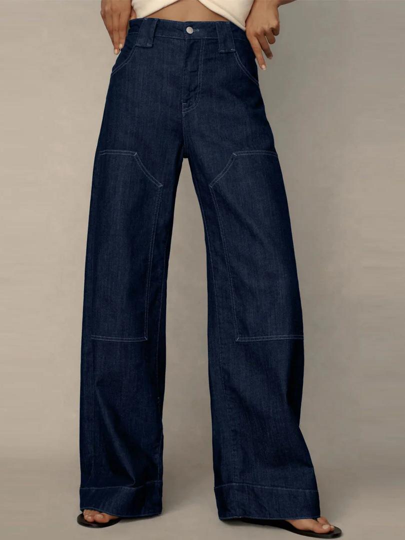 Oranji ® |  Low-Rise Tapered Jeans