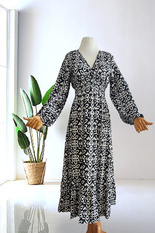 Koraalweide – Luchtige Maxi-jurk