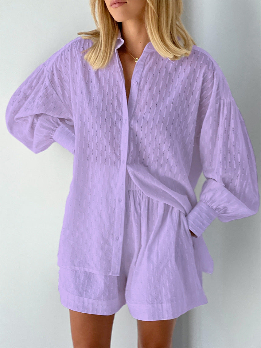 Oranji ® | Maud | Chic Shirt & Shorts Set