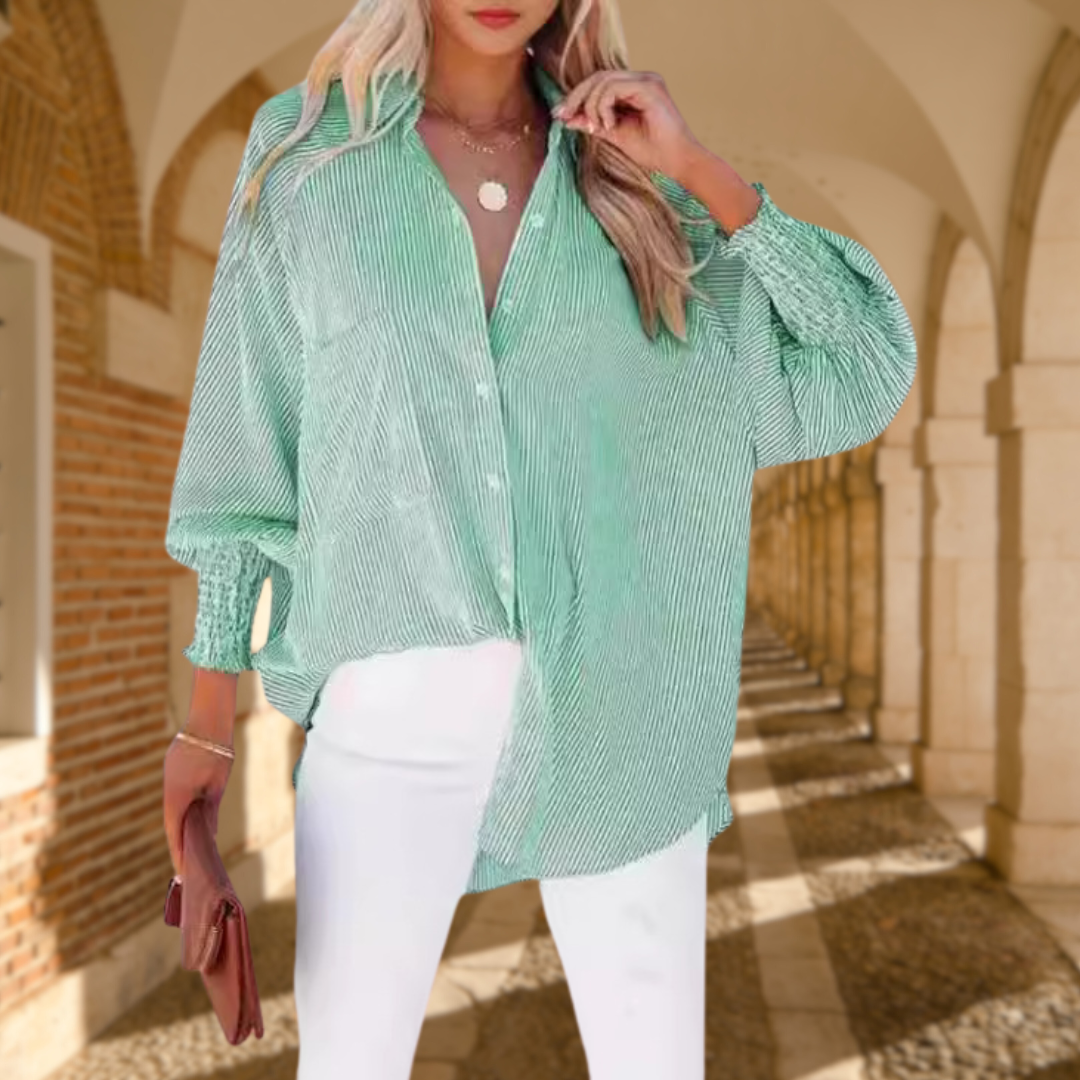Kamelia | Dagelijkse Blouse in Losse Pasvorm
