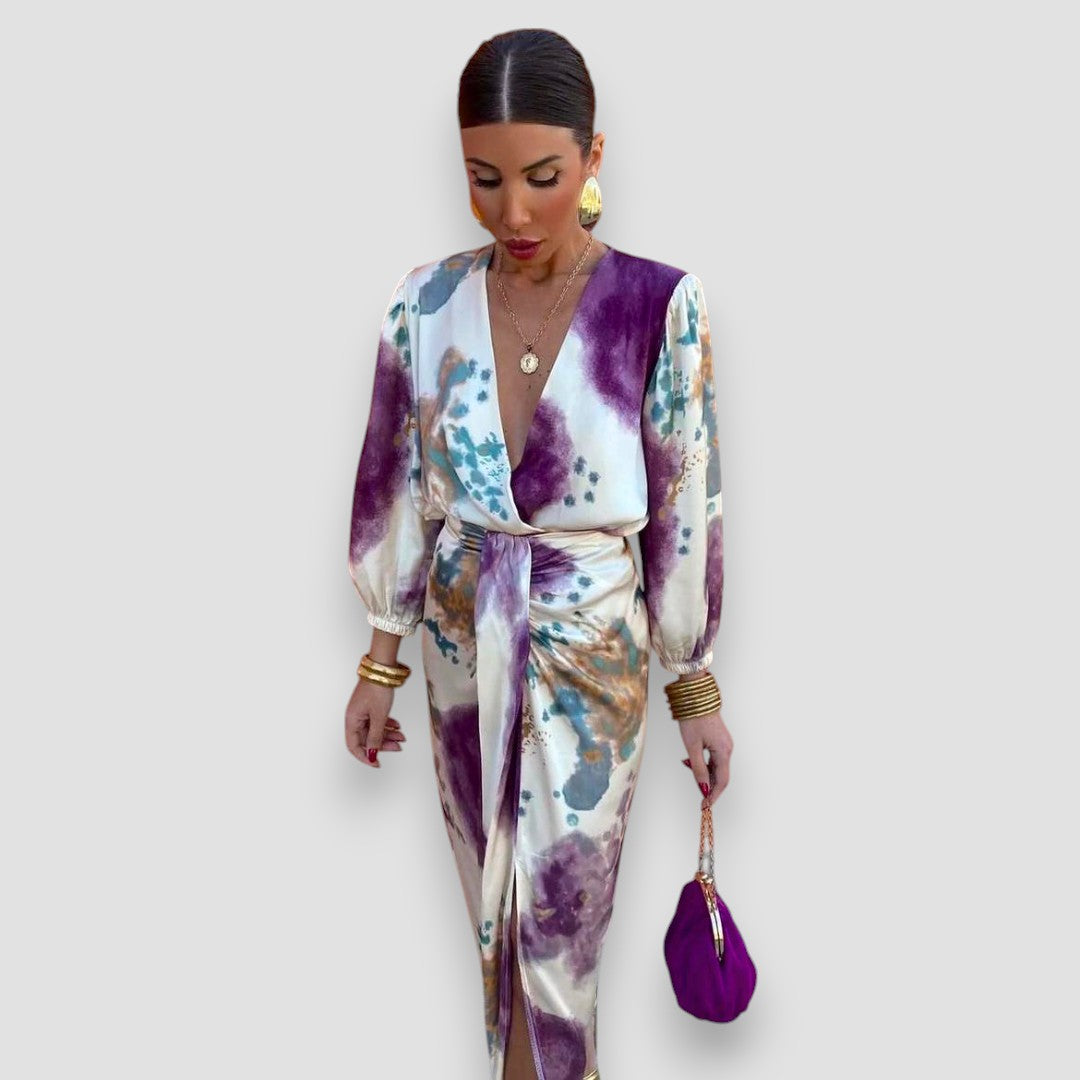 Oranji ® | Larissa | Elegante Jurk met V-Hals