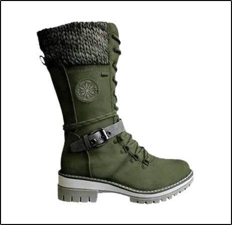 FrostLuxe – Waterdichte Halfhoge Veterschoenen