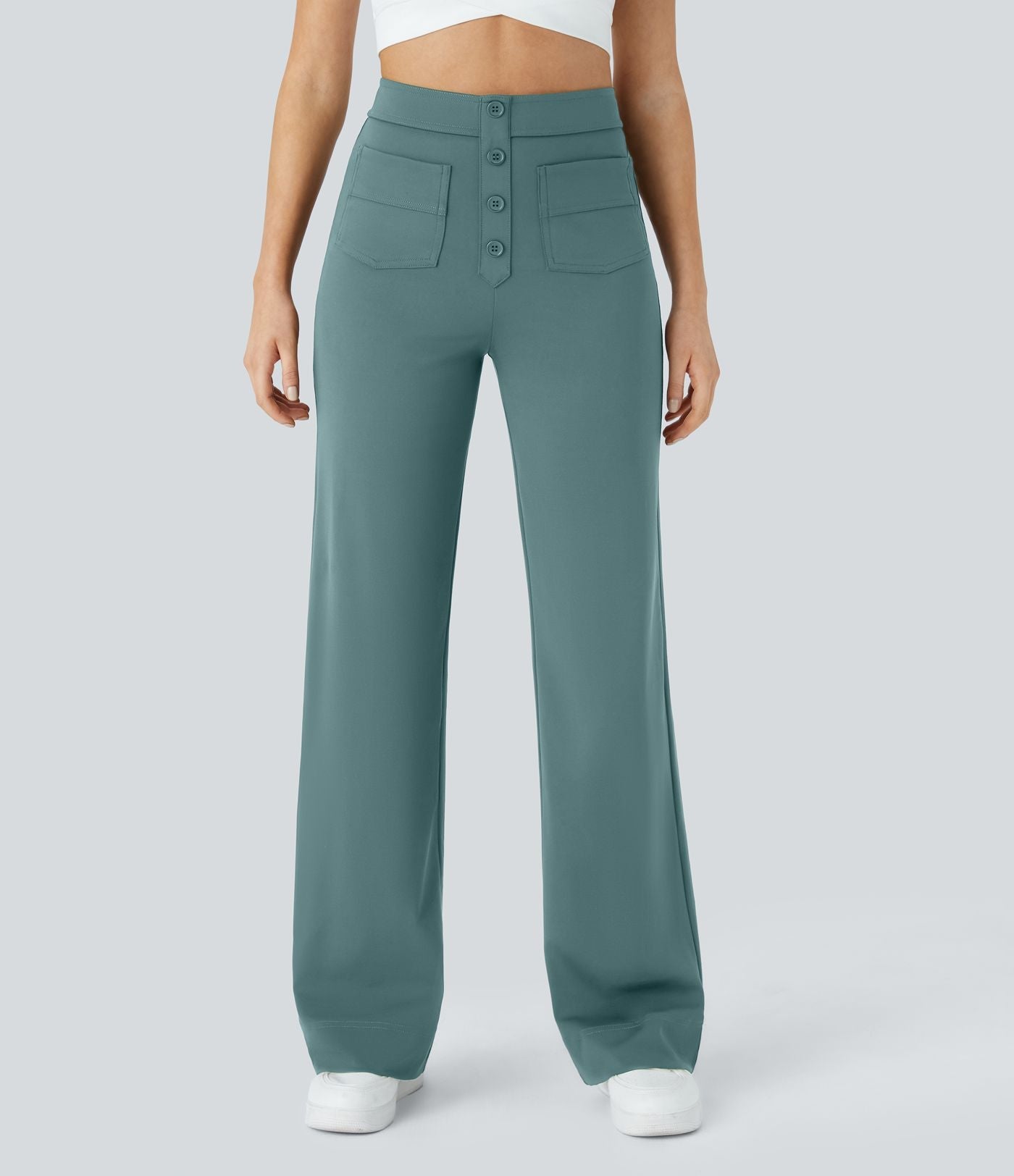 Oranji ® | Jade | Elastische broek met hoge Taille