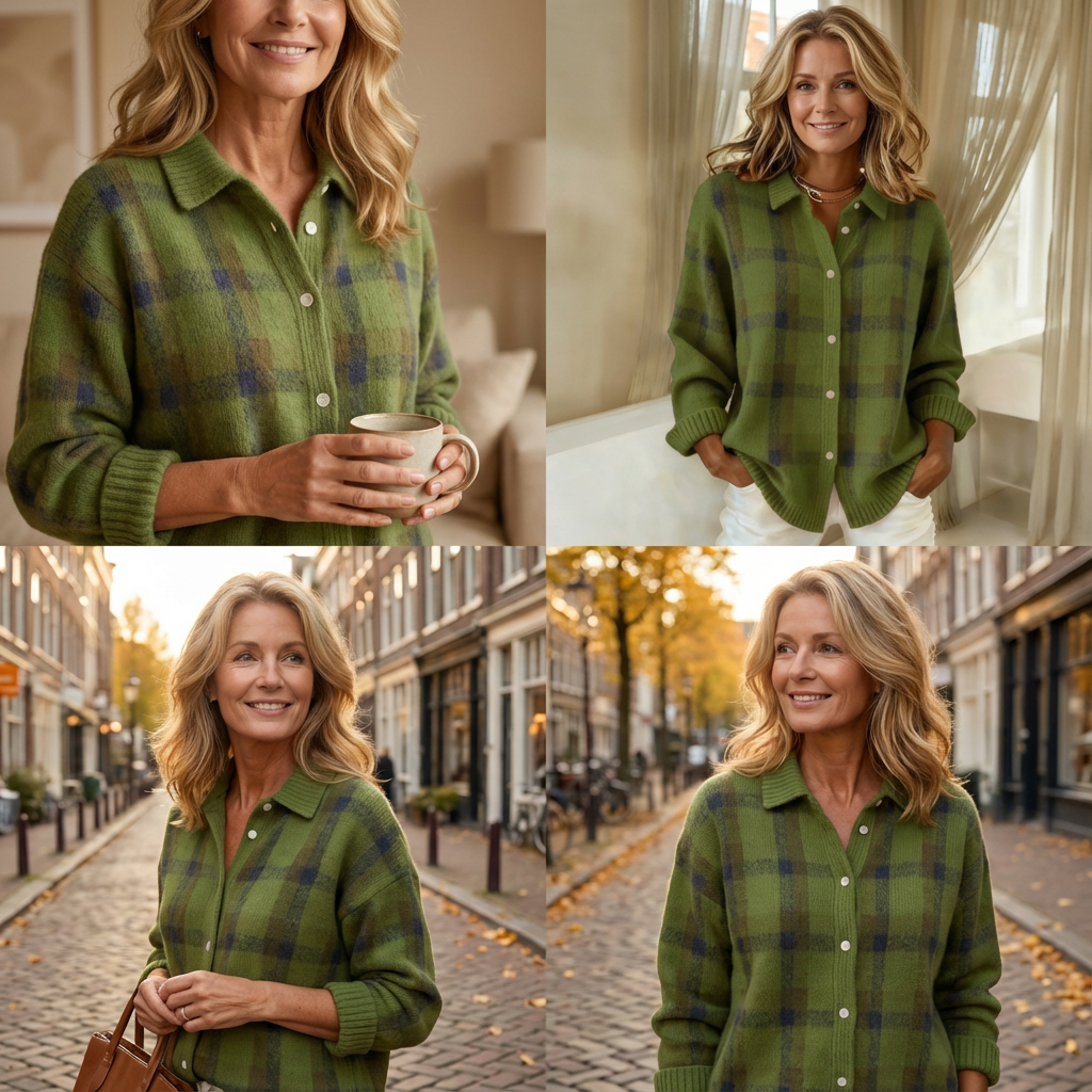 Valeria | Zachte, elegante retro ruittrui