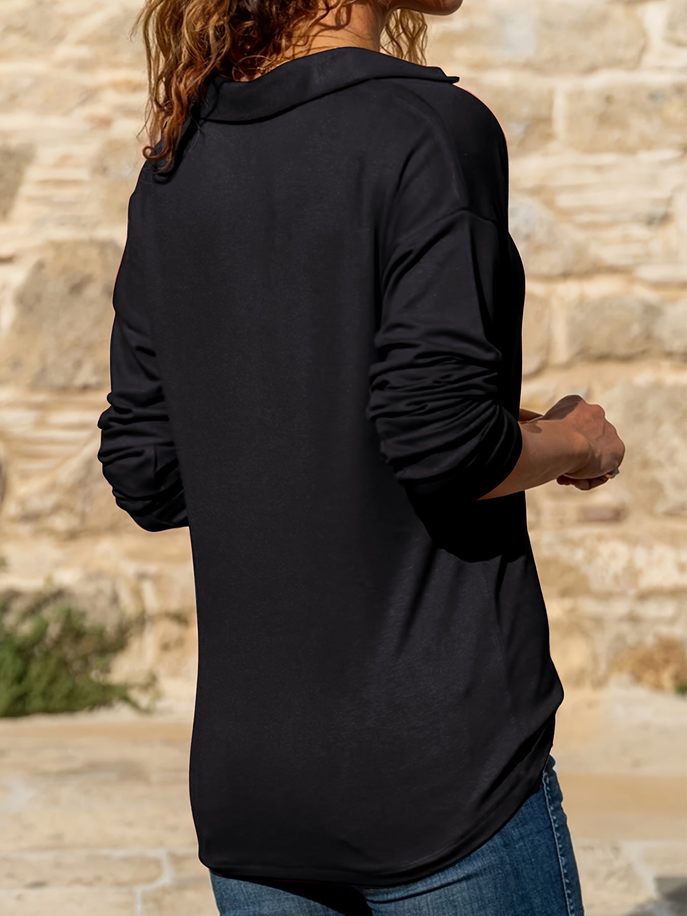 Sheena – Top met Ritsdetail