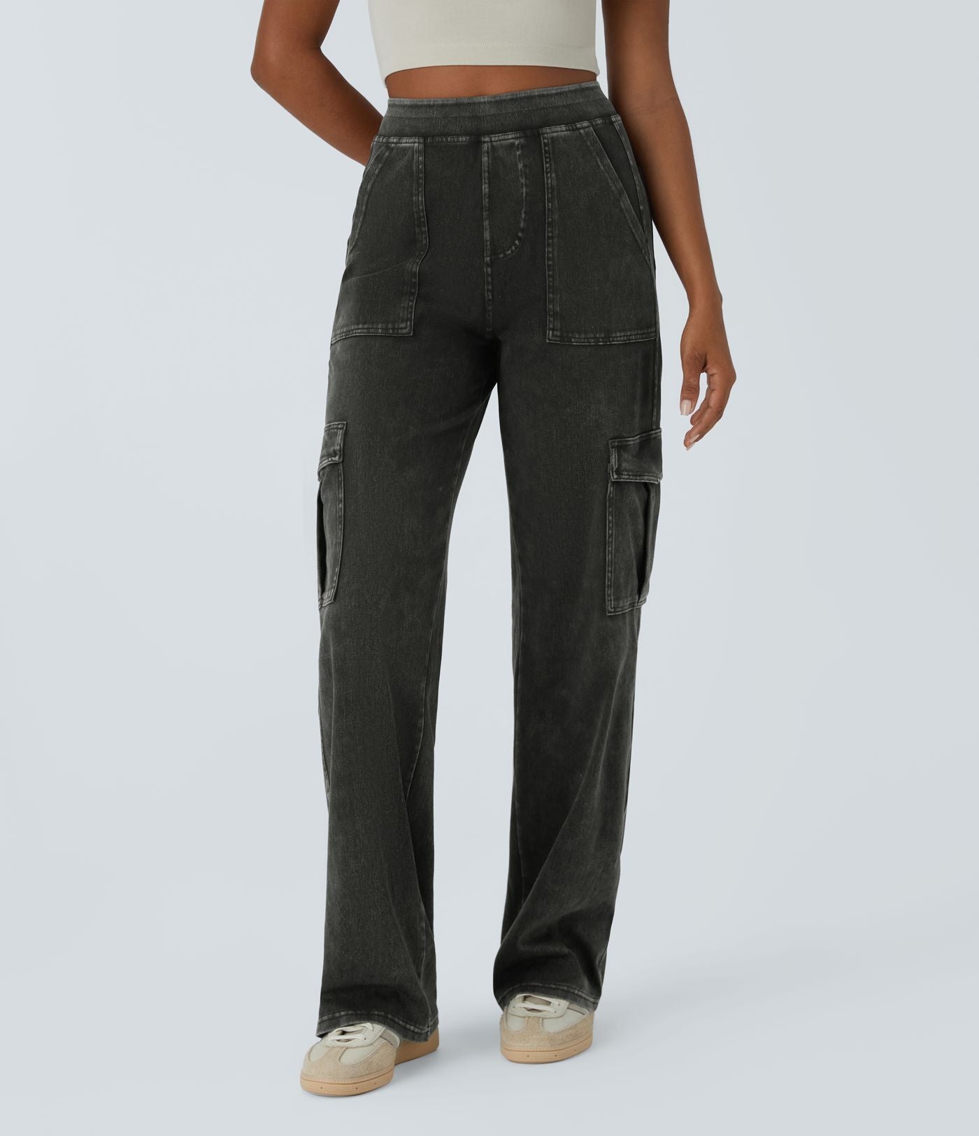 Oranji ® | Mandy | Stretchy Cargo Jeans