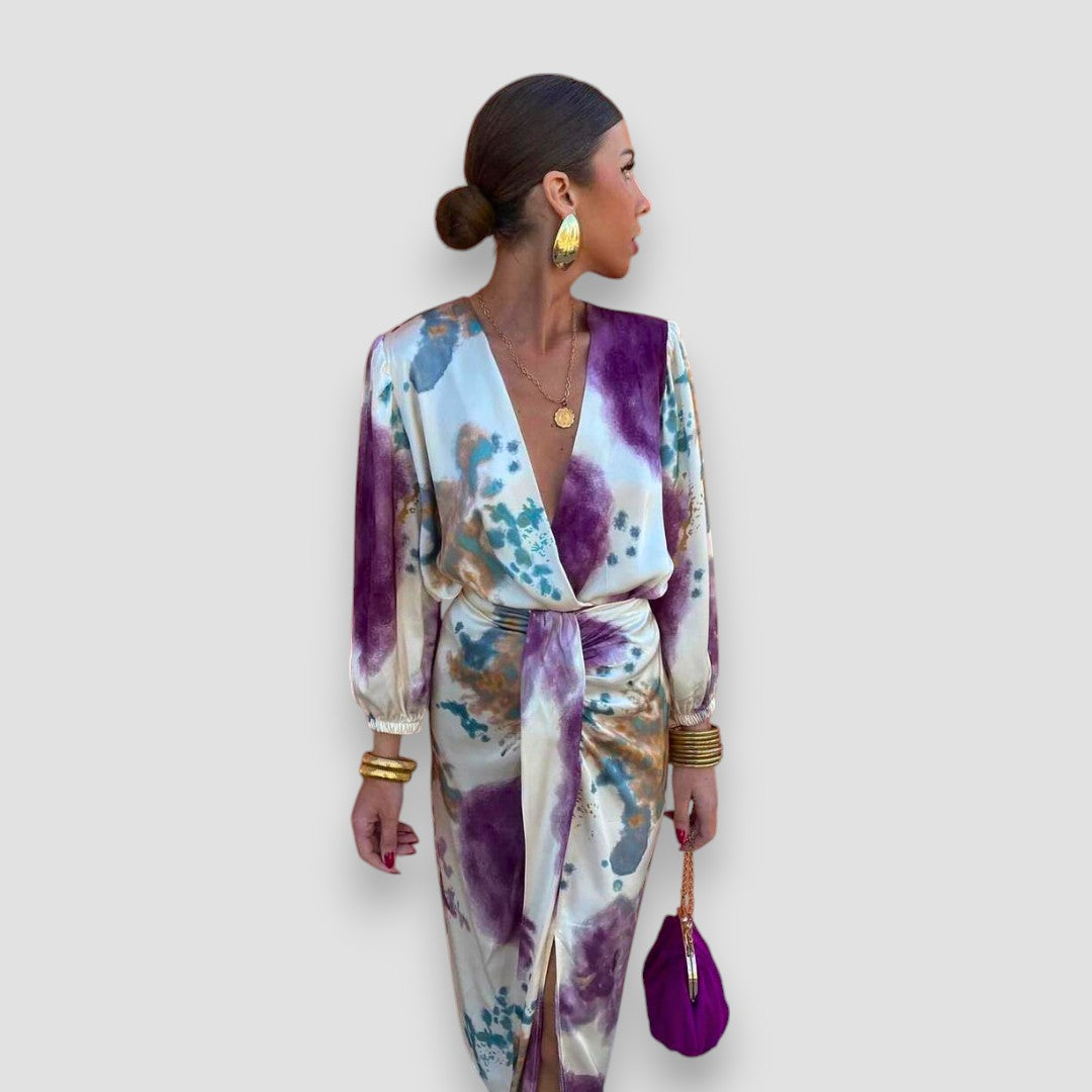Oranji ® | Larissa | Elegante Jurk met V-Hals