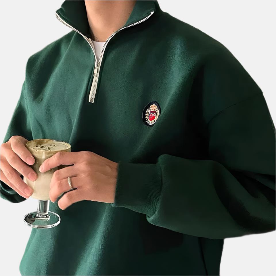Oranji ® |  Half-Zip Heren Sweater | Sportief en Comfortabel | Perfect voor Elke Dag