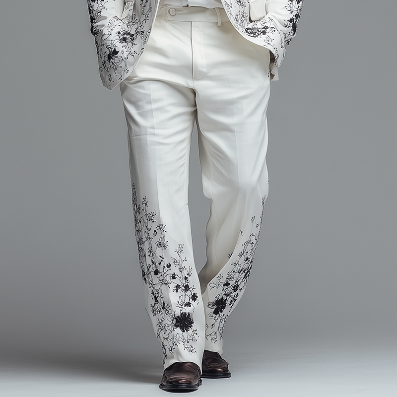 Herenmode Effen Patroon Stijlvolle Pantalons MTA1817H6P