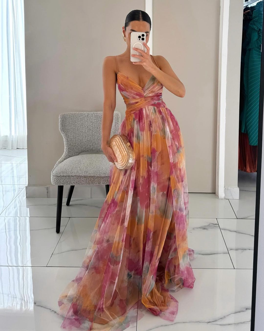 Karolina | Magische maxi-jurk met bloemen