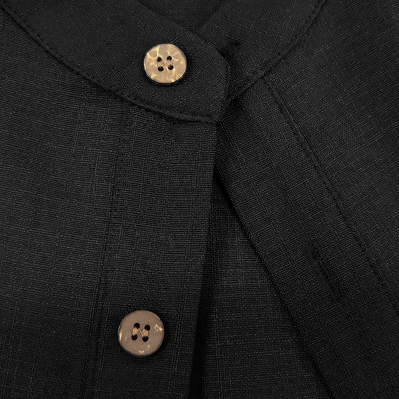 Heren Zomer Basis Overhemd met Korte Mouwen en Staander MTA1316F2U