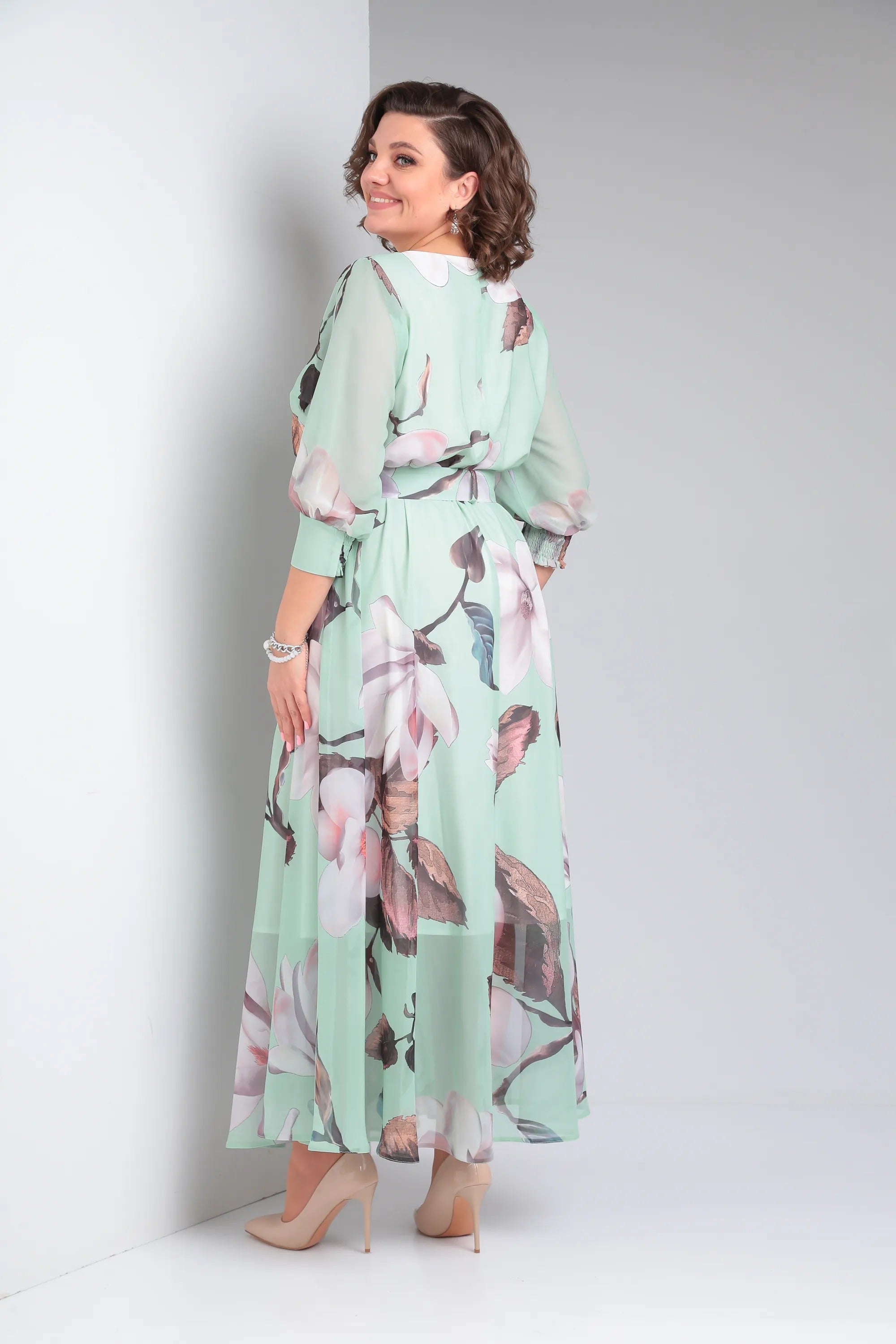 Marlena | Elegante maxi-jurk met bloemen
