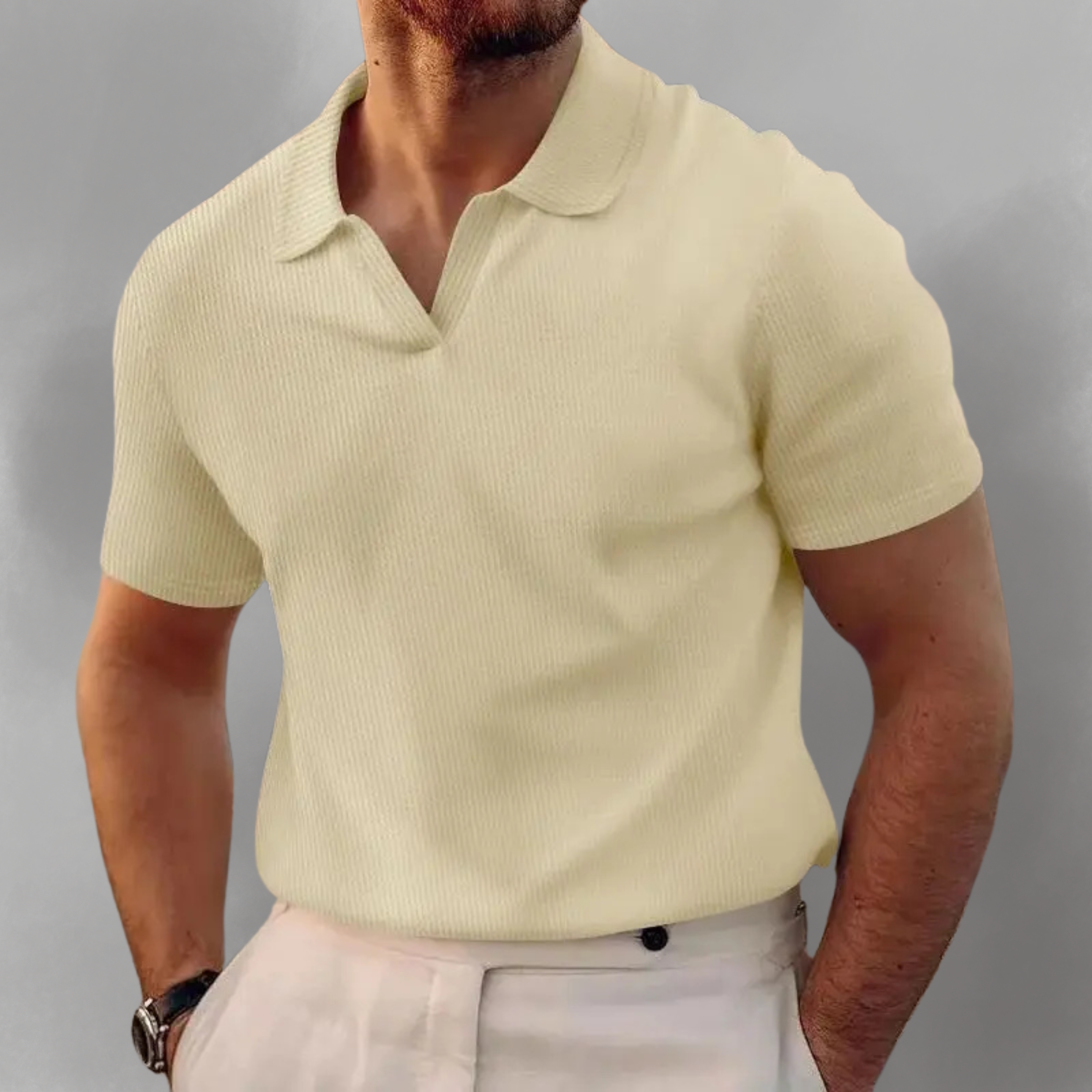 Oranji ® | Tijdloze elegantie van het witte polo