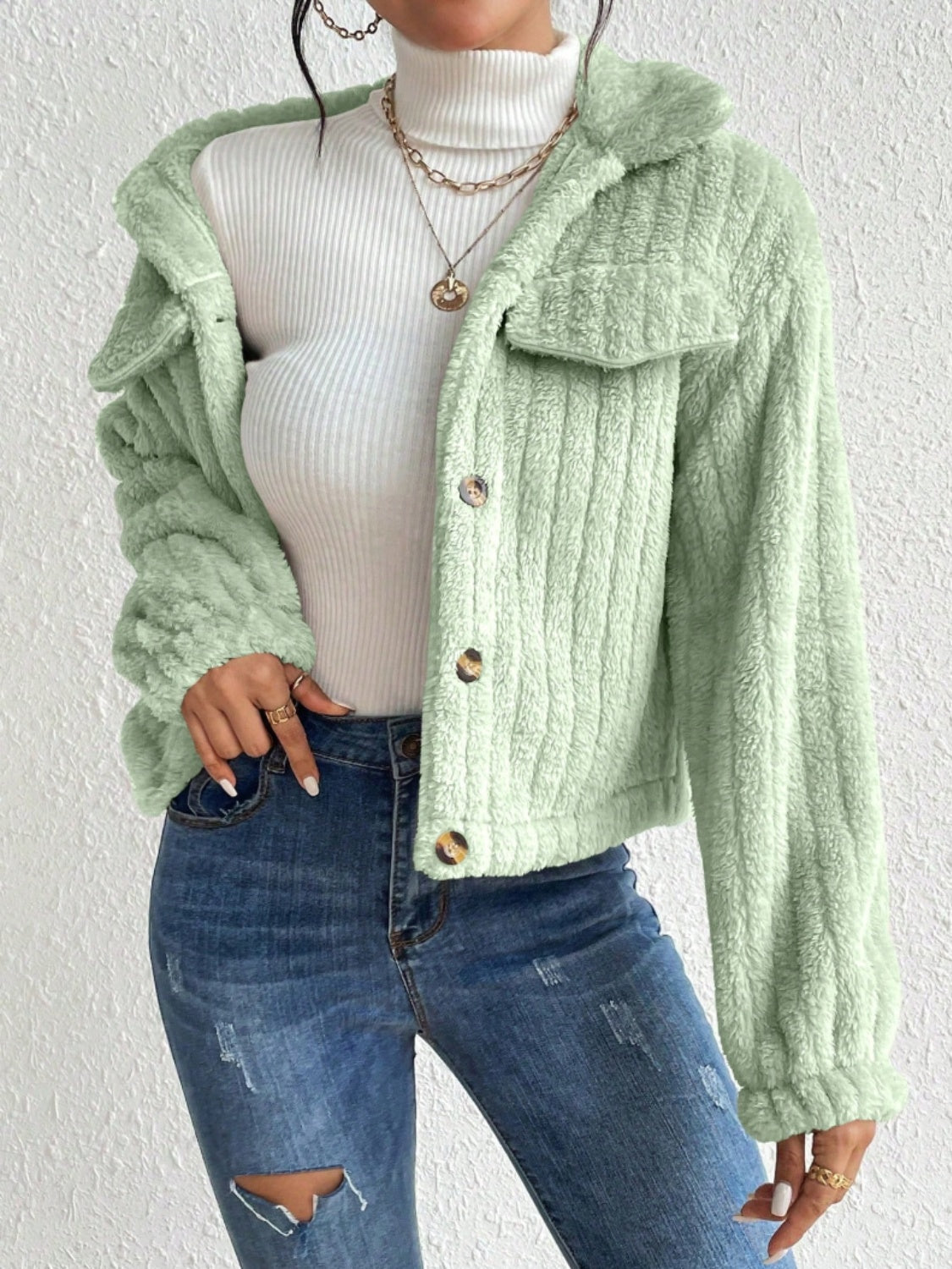 Oranji ® | Fuzzy | Warme Lente jas