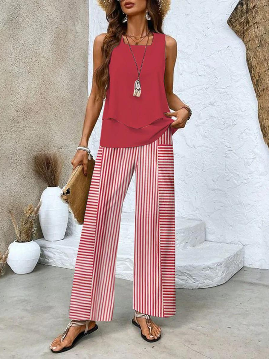 Oranji ® | Elegante Lente Set (broek+top)