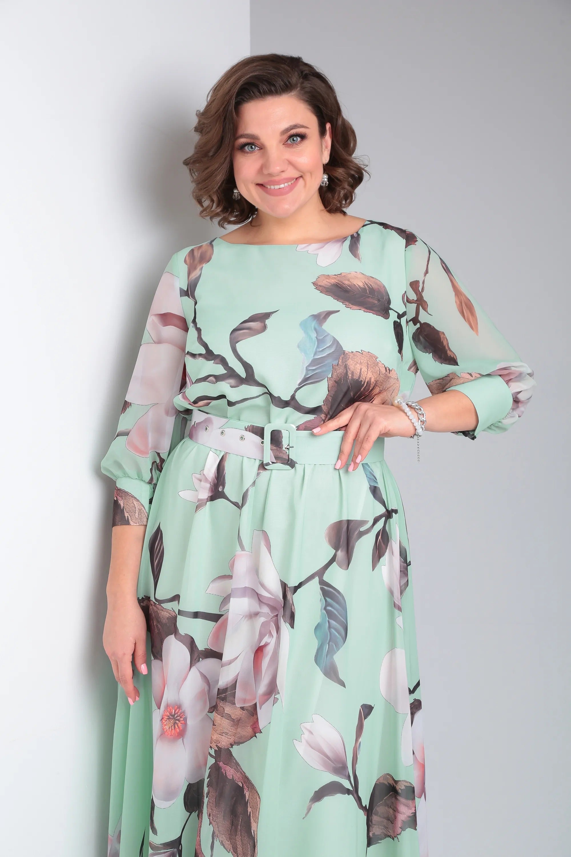 Marlena | Elegante maxi-jurk met bloemen