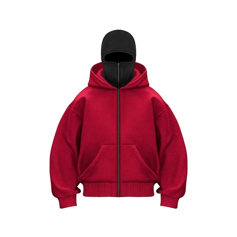 Oranji ® |  Oversized Hoodie met Gezichtsmasker