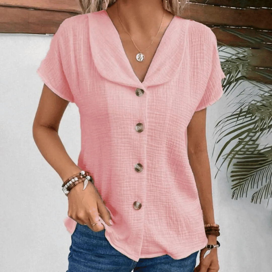 Oranji ® | SofiaBianchi | Blouse met kraag
