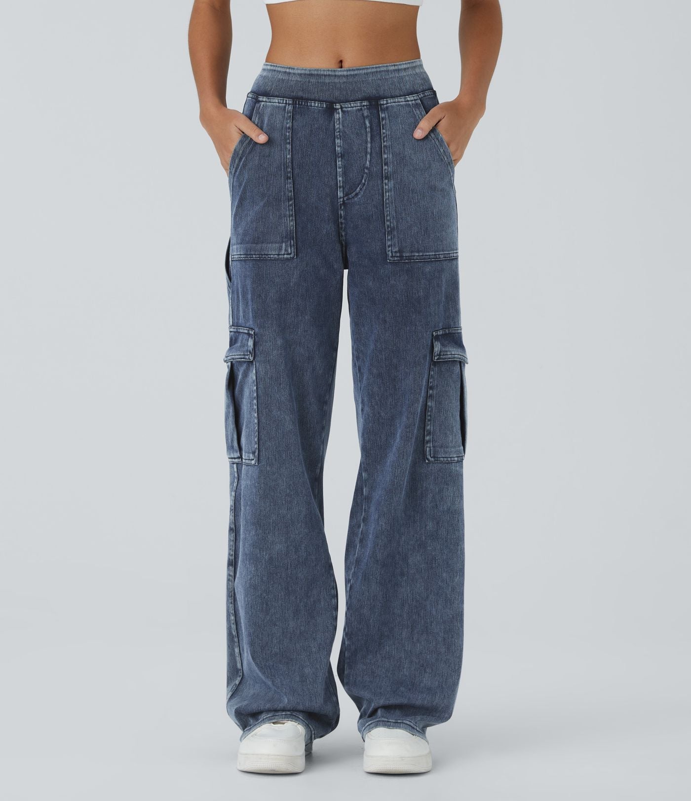 Oranji ® | Mandy | Stretchy Cargo Jeans