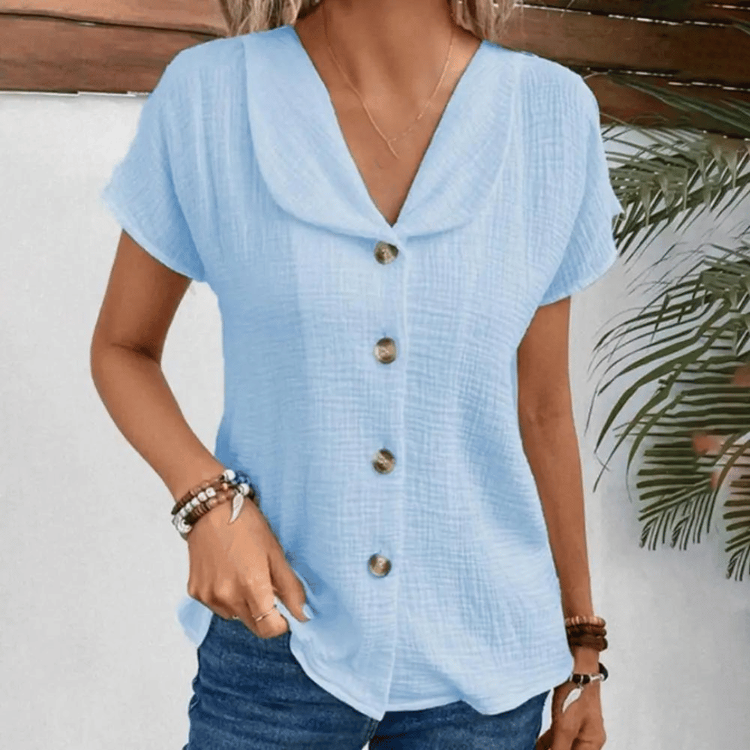 Oranji ® | SofiaBianchi | Blouse met kraag
