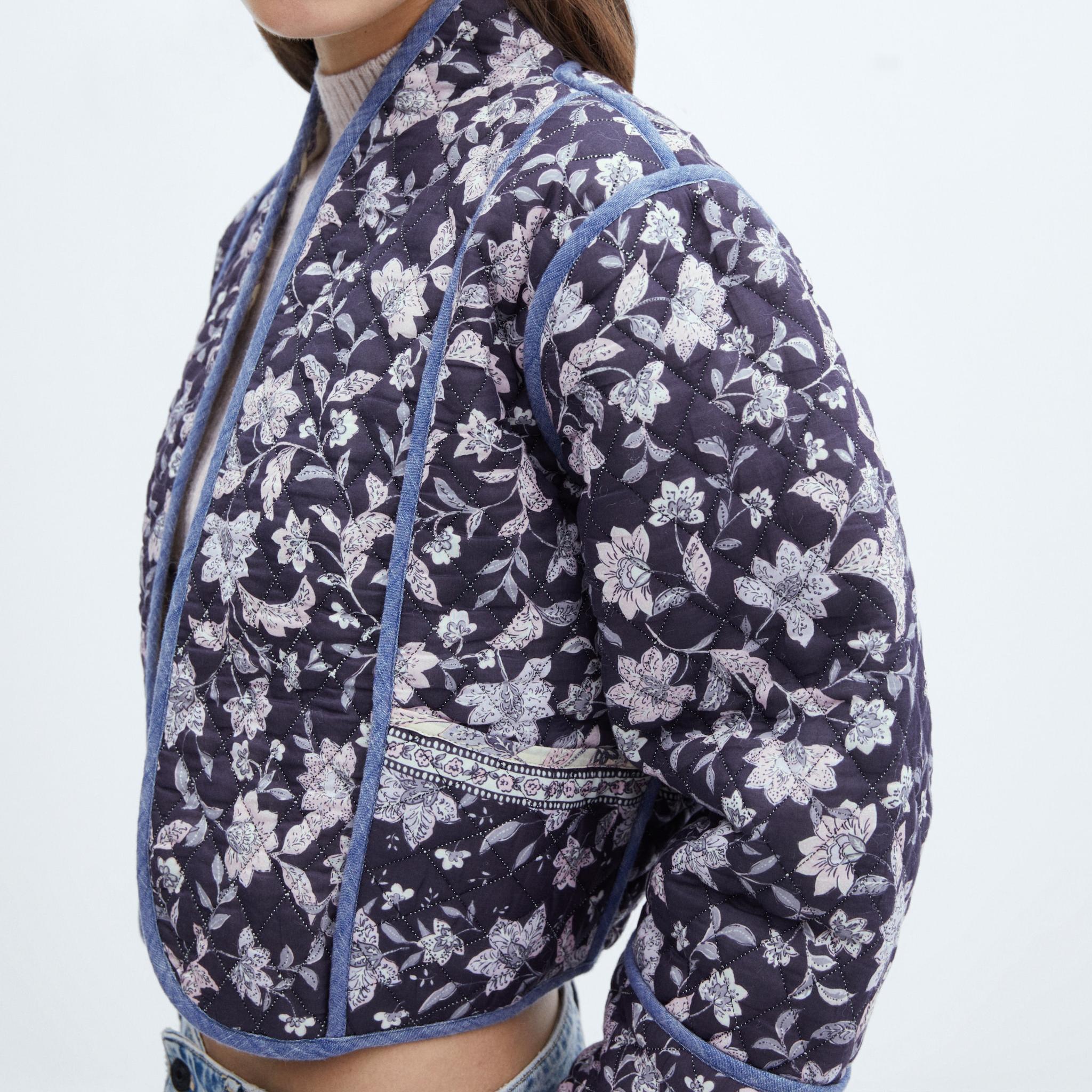 Oranji ® | Omkeerbaar bloemenprint jasje