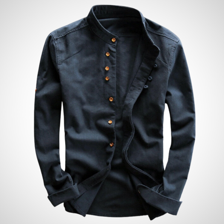 Oranji ® | Kaito - Herenoverhemd in Japanse stijl
