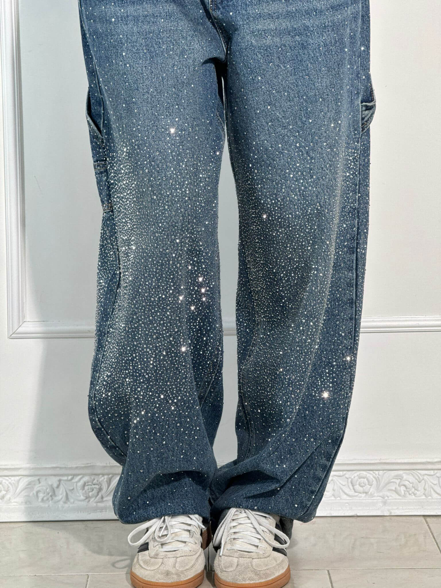 Oranji ® | Ballon | Glanzende Denim Jeans