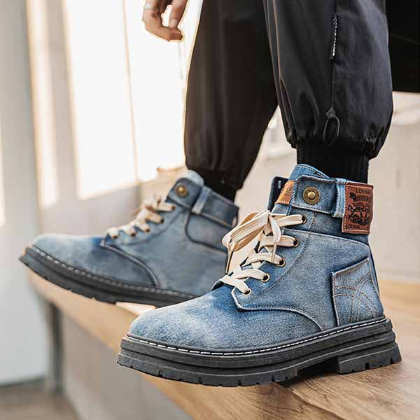 HEREN DENIM TREND HOGE BOOTS MTA1880G8I