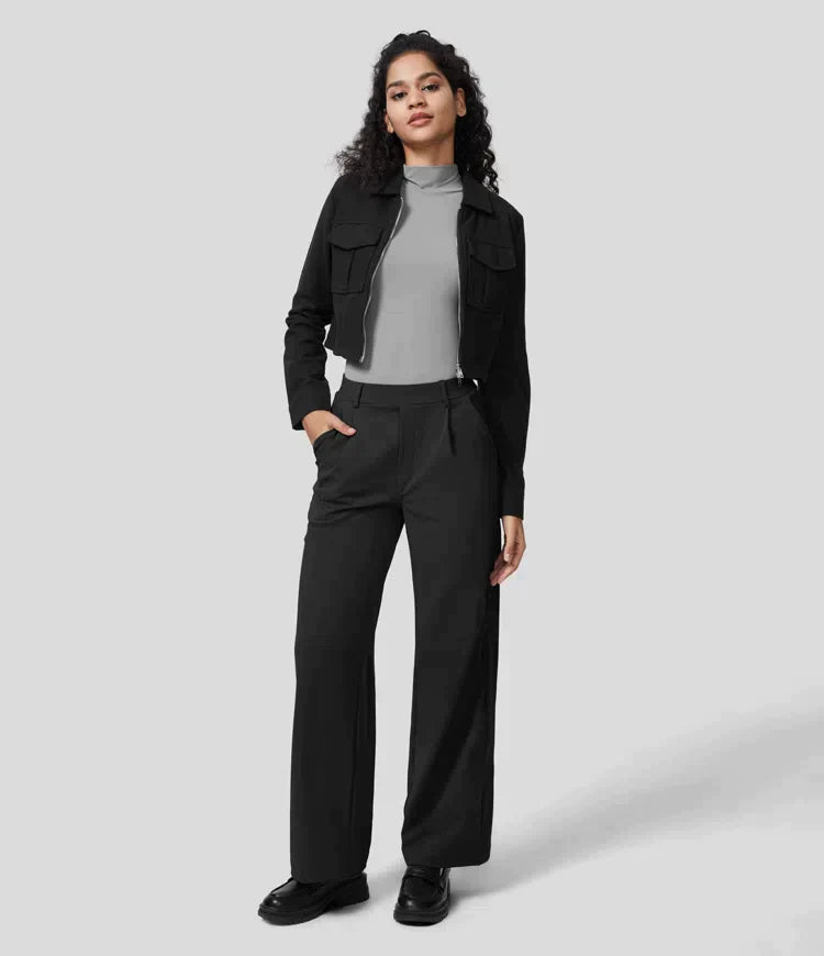 Oranji ® | Hailee | Stretchbroek met hoge taille