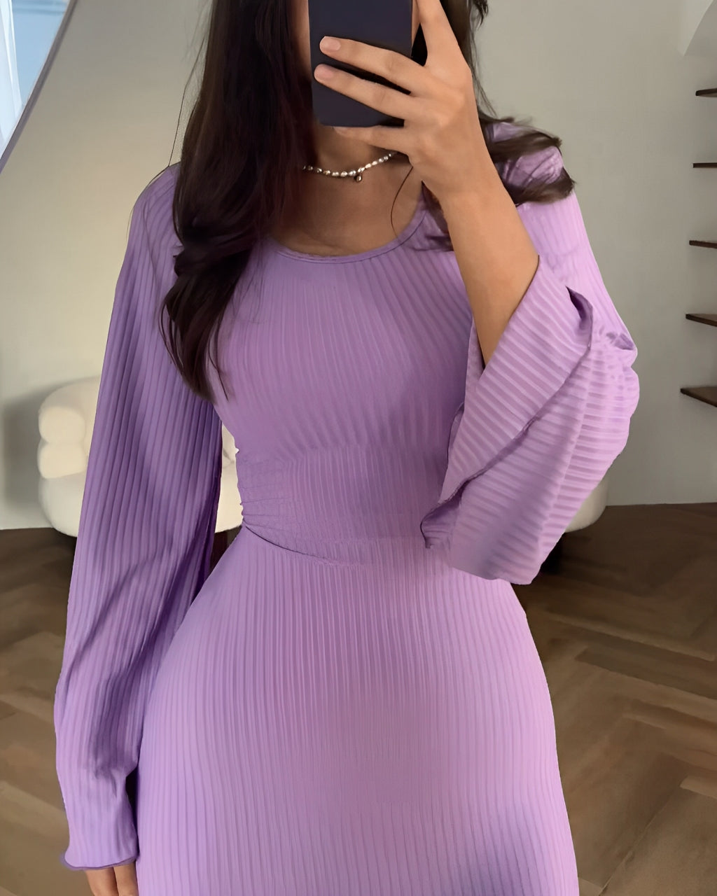Oranji ® | Elegante Gebreide Maxi Jurk