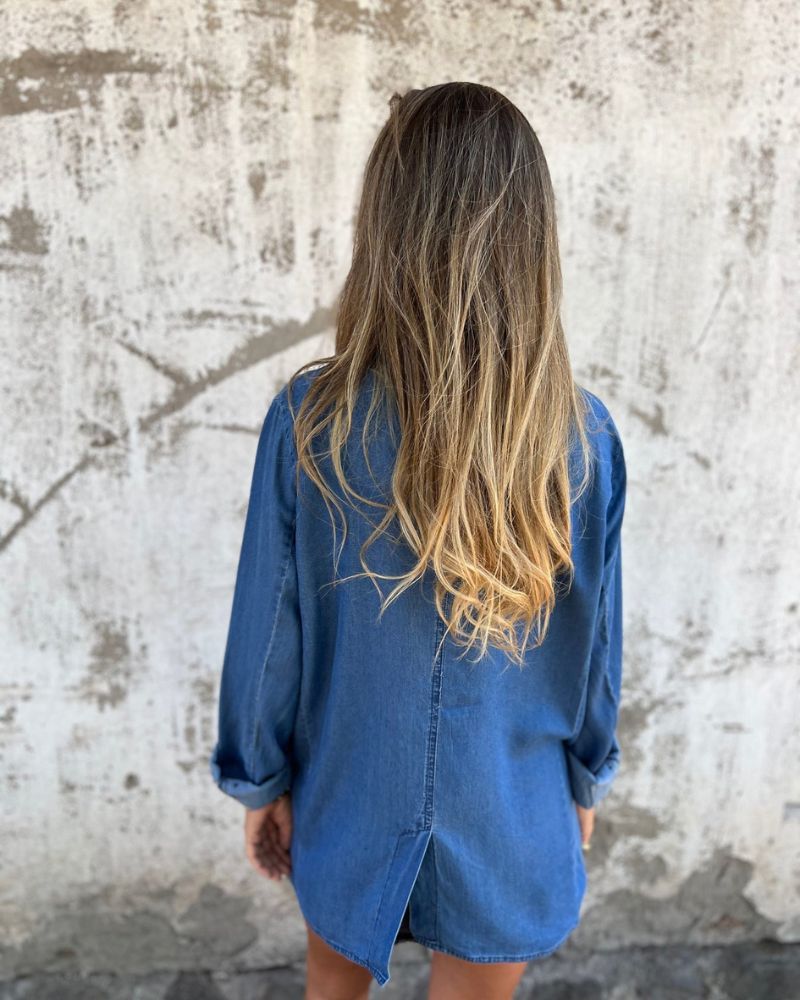 Oranji ® | Mireia | Denim Lente Blazer