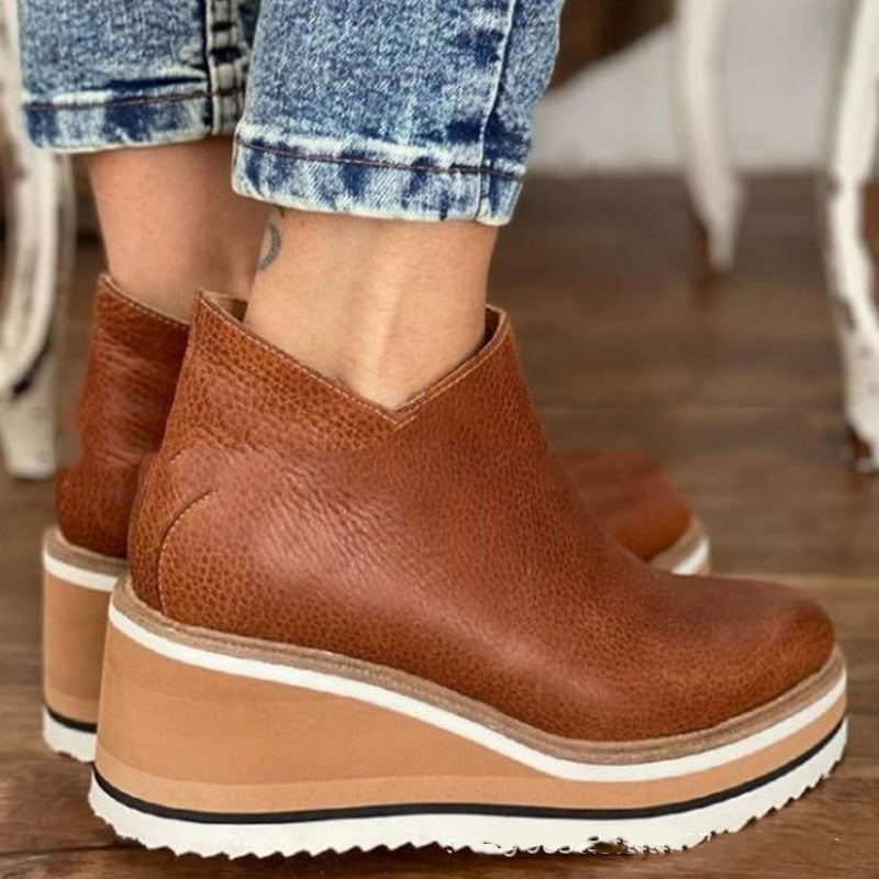 Lucia - Orthopedische leren sneakers met comfortabele zool