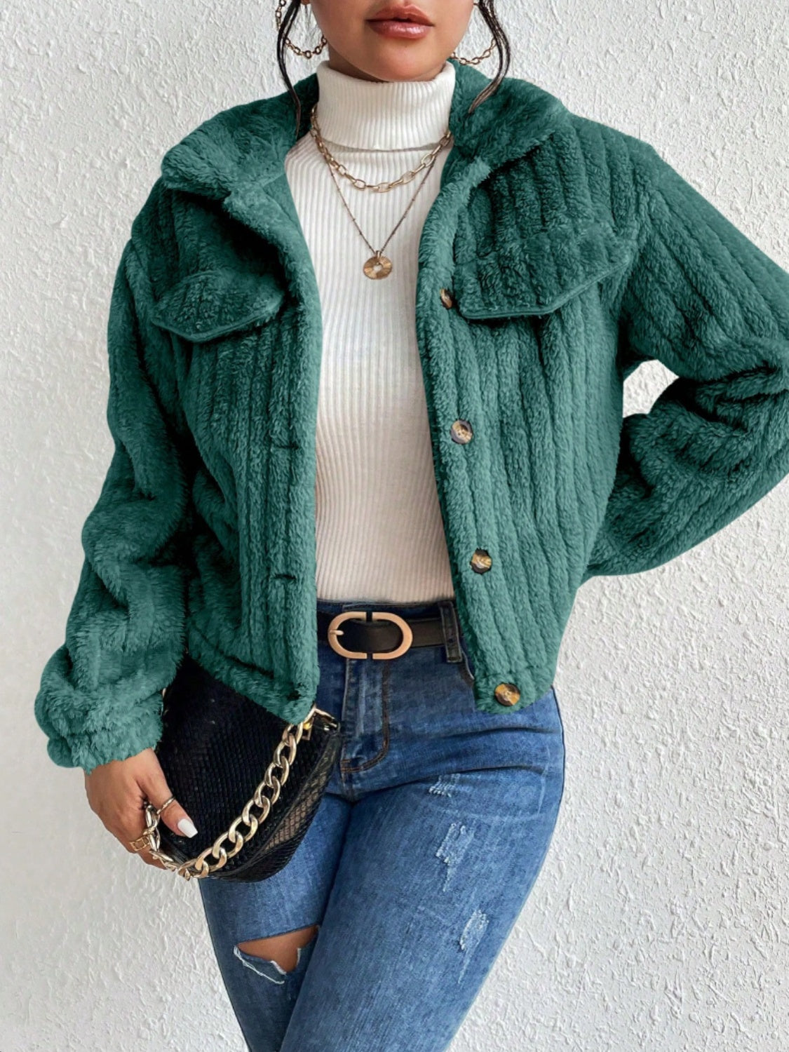 Oranji ® | Fuzzy | Warme Lente jas