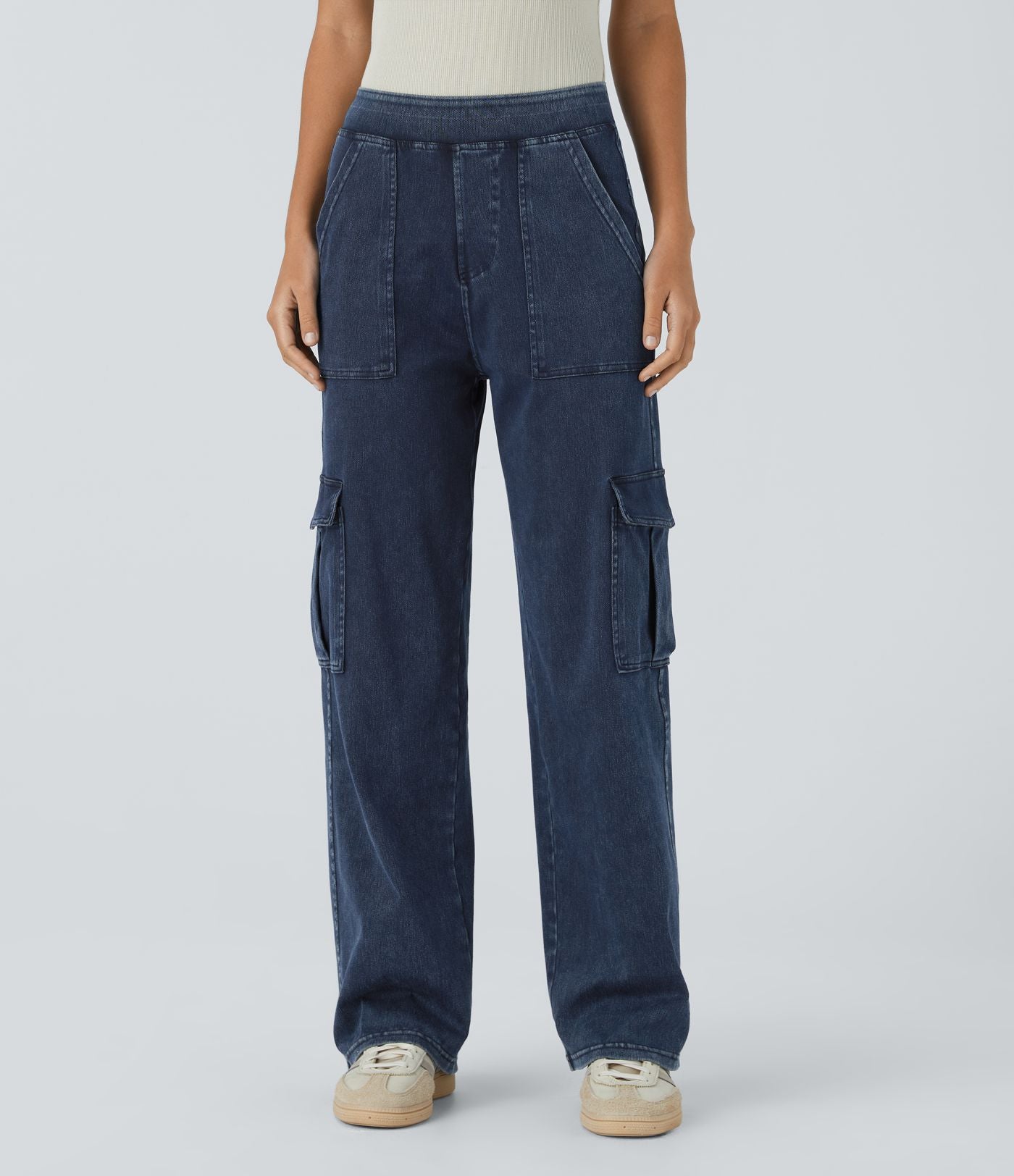 Oranji ® | Mandy | Stretchy Cargo Jeans