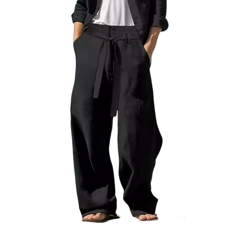 Heren Casual Broek van Katoen en Linnen MTA1378H6X