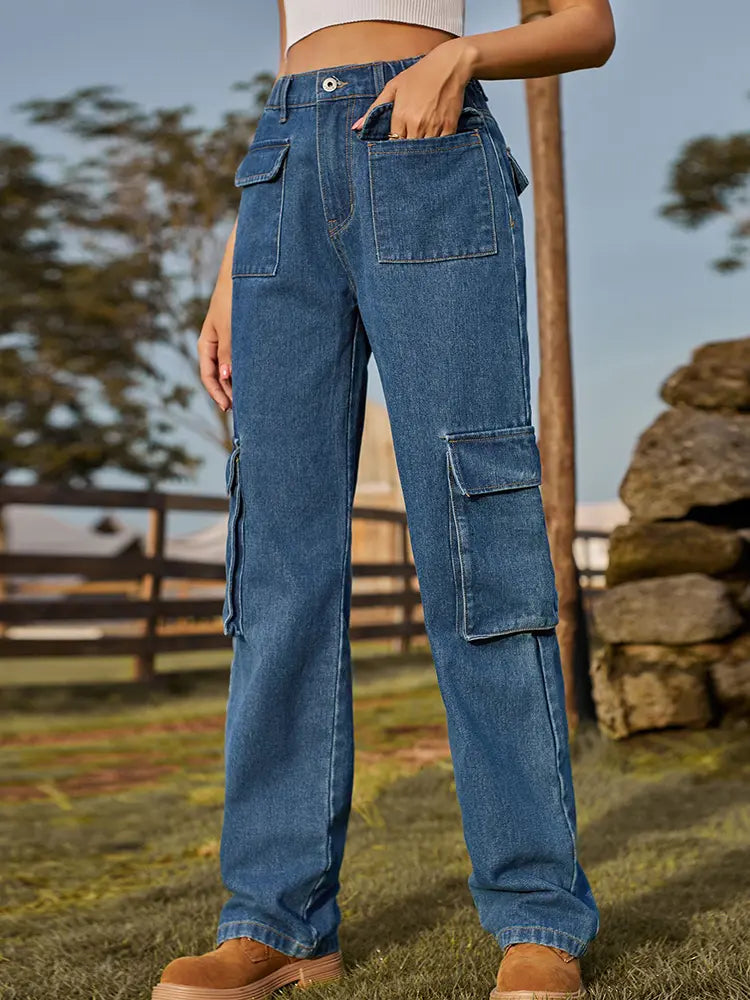 Oranji ® | Utility | Denim Cargo Broek