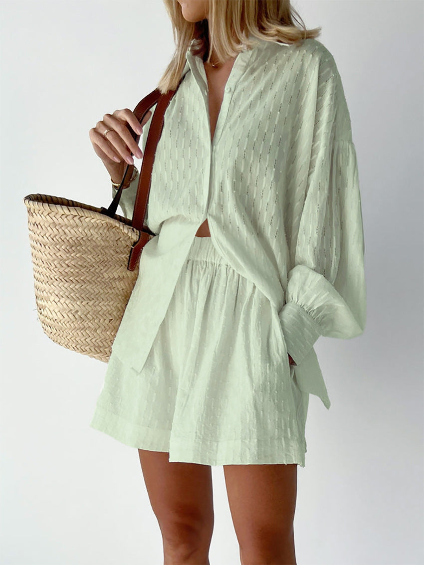 Oranji ® | Maud | Chic Shirt & Shorts Set