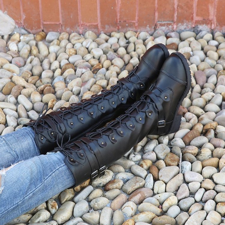 Isla – Steampunk-Inspirerende Dames Enkellaarsjes