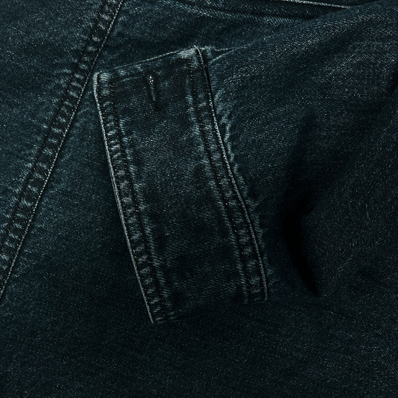 【24-uurs verzending】Heren Vintage Jeansjack met Staande Kraag 75697045X