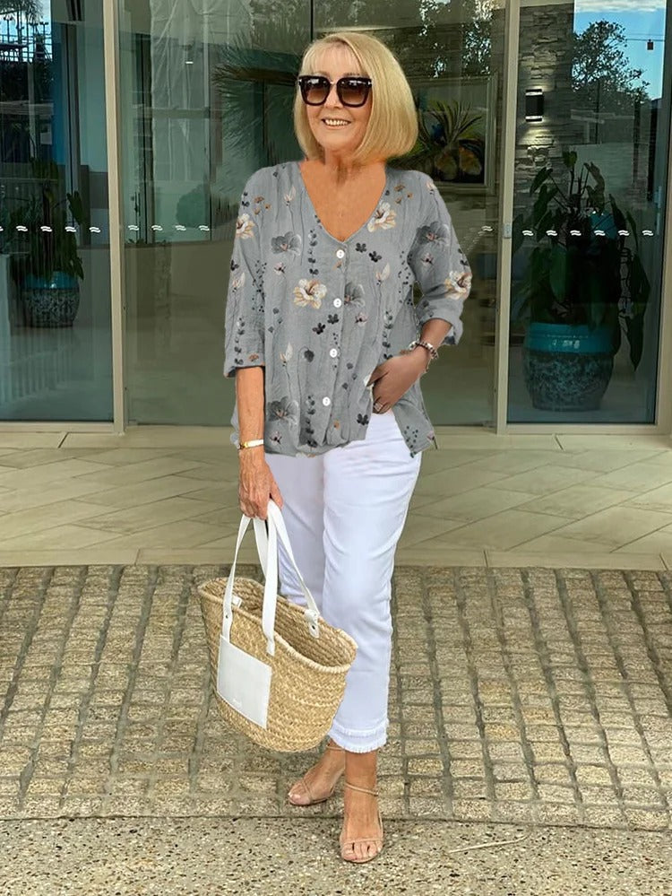 ELORA | Bloemen Blouse