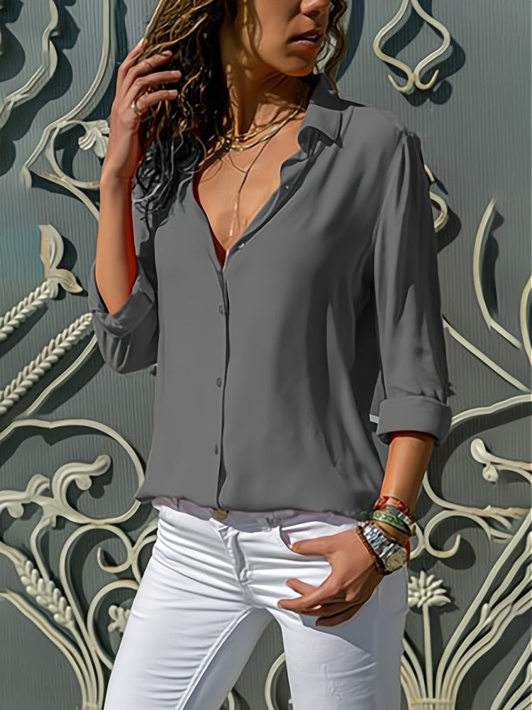 Oranji ® | Pavla | Dames top met lange mouwen