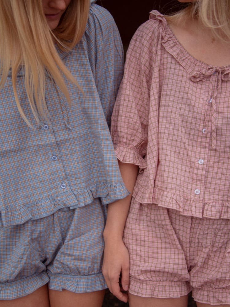 Oranji ® | De Romeo Slaapset - Roze Plaid
